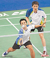 方介民、李勝木聯手拿下加拿大GP羽球公開賽男雙冠軍。